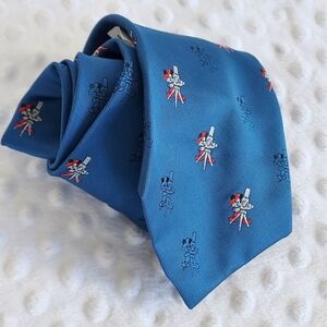Mickey Unlimited Paris Neck Tie American USA Flag Necktie Video Mouse Beret Hat